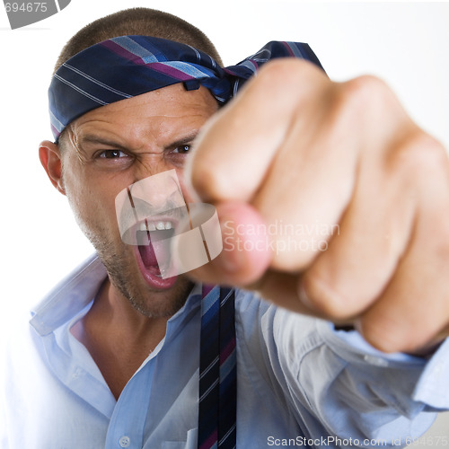 Image of Angry Businessman