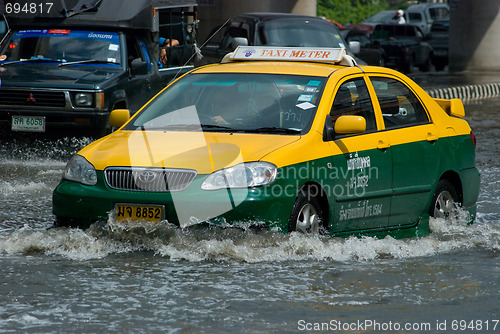 Image of Monsoon rain in Bangkok, Thailand