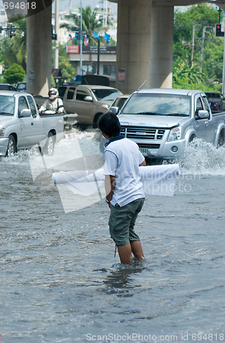 Image of Monsoon rain in Bangkok, Thailand