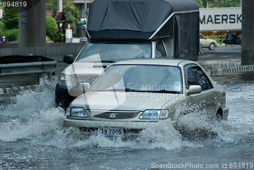 Image of Monsoon rain in Bangkok, Thailand