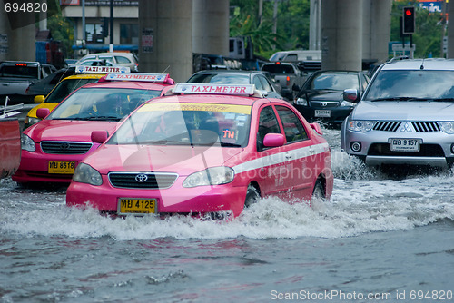 Image of Monsoon rain in Bangkok, Thailand