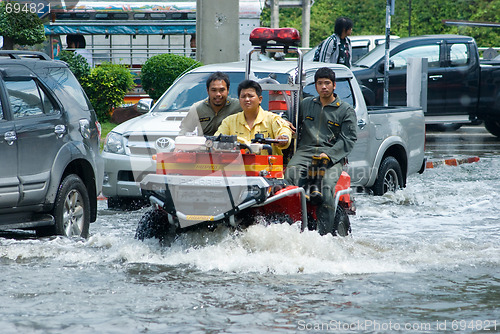 Image of Monsoon rain in Bangkok, Thailand