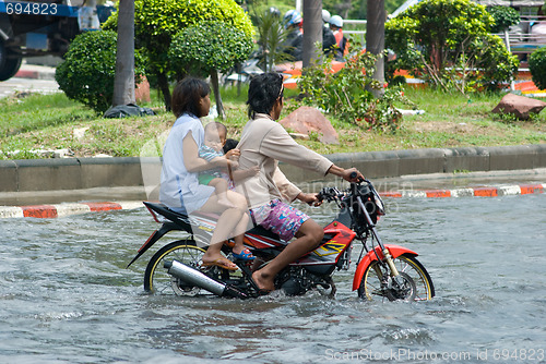 Image of Monsoon rain in Bangkok, Thailand