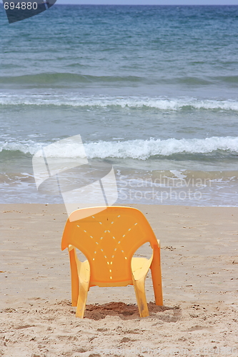 Image of The chair on the beach