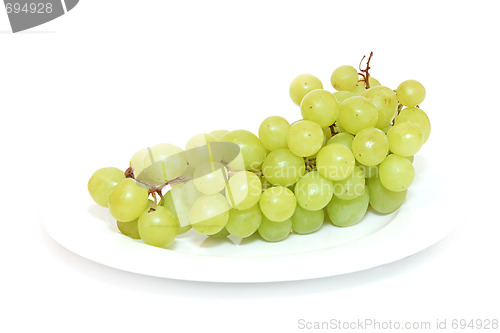 Image of Grapes isolated on white