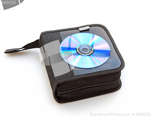 Image of CD case isolated over white