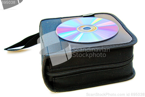 Image of CD case isolated over white