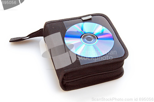 Image of CD case isolated over white