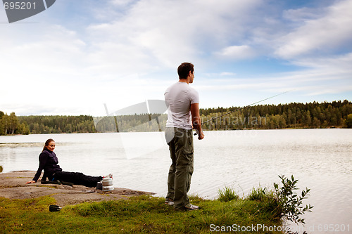 Image of Fishing Man