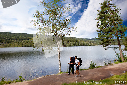 Image of Camping by Lake