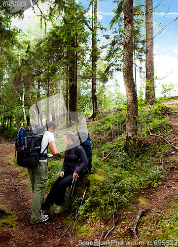 Image of Camping Couple