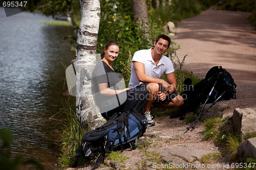 Image of Camping Couple