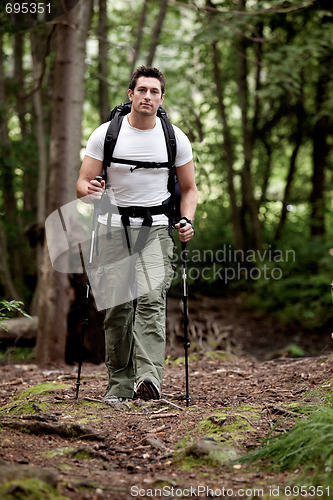 Image of Male Backpacker