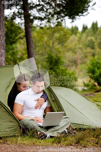 Image of Computer Outdoor Tent
