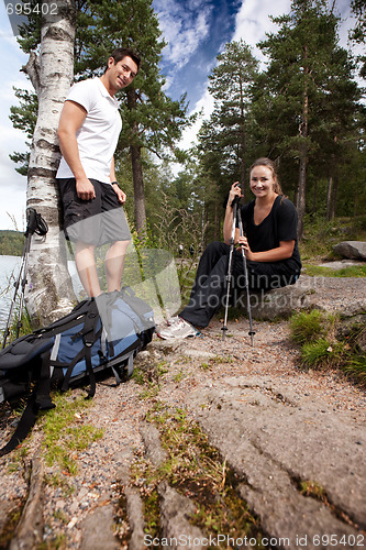 Image of Camping Couple