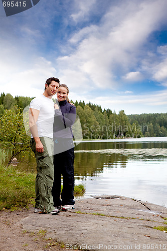 Image of Outdoor Couple Portrait