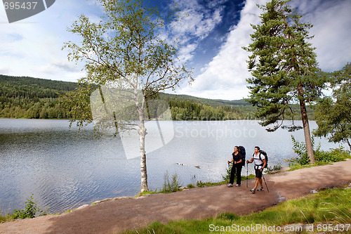 Image of Camping by Lake