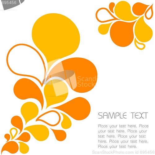Image of Abstract orange background