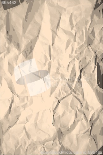 Image of Grunge crumpled paper texture