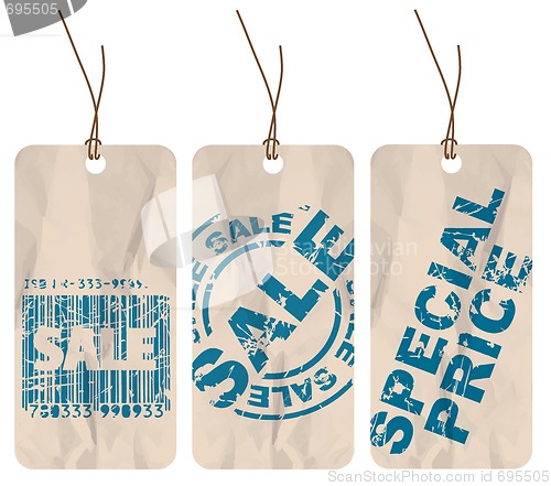 Image of Set of sale paper tags