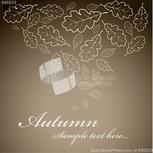 Image of Vintage autumn background