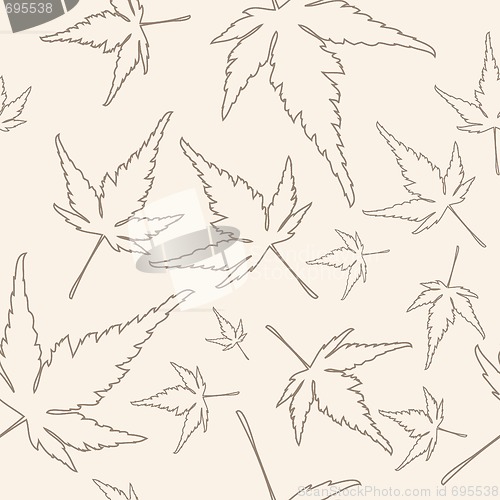 Image of Maple leafs texture