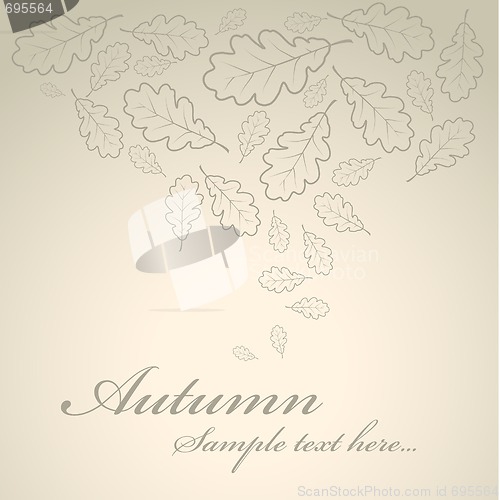 Image of Vintage autumn background