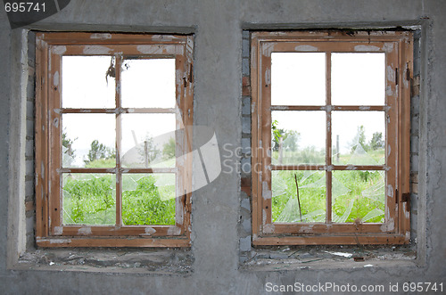Image of Two old windows
