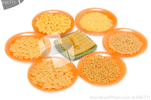 Image of Dry noodle on plate