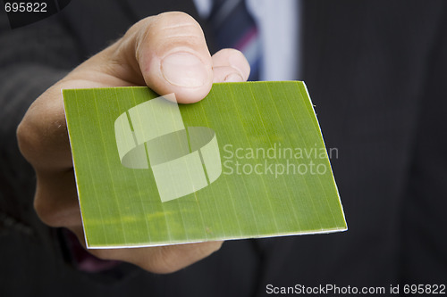 Image of Green Business Card