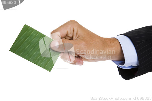 Image of Green Business Card