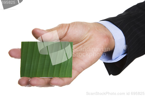 Image of Green Business Card