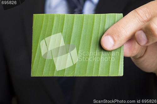 Image of Green Business Card