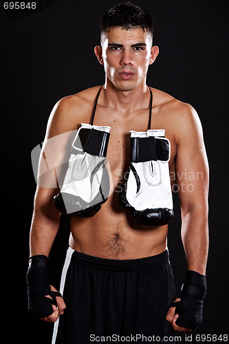 Image of Hispanic boxer