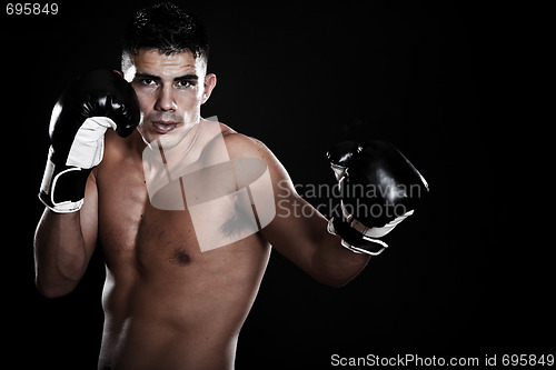 Image of Hispanic boxer