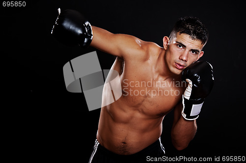 Image of Hispanic boxer