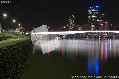 Image of Brisbane River by Night, Australia, August 2009