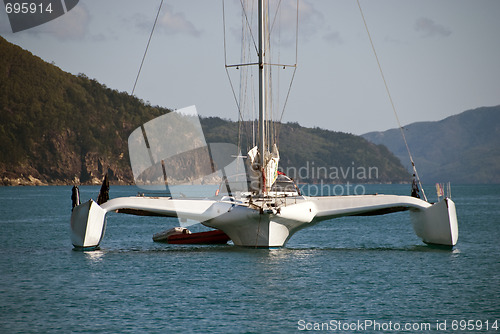 Image of Catamaran in the Whitsundays, Queensland, Australia, August 2009