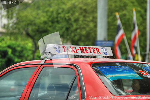 Image of Taxi-Meter, Bangkok,Thailand, August 2007