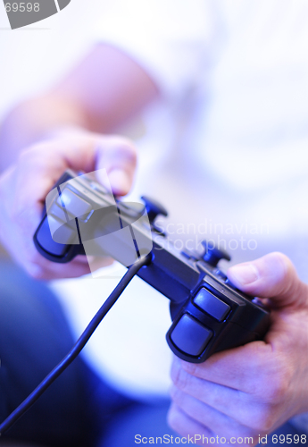 Image of playing video game