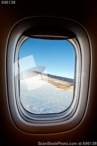 Image of Airplane window 