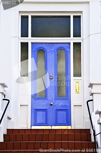 Image of Blue door in London