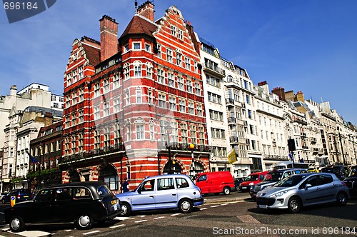 Image of Busy street corner in London