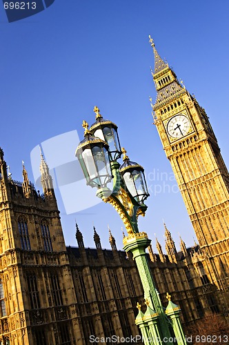Image of Big Ben and Palace of Westminster