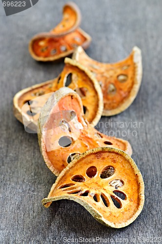 Image of Dried bael fruit