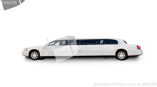 Image of Isolted Limousine