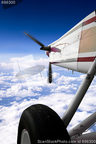 Image of Small Airplane in Flight