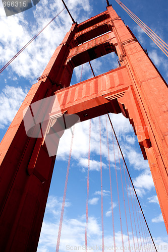 Image of Gold Gate Bridge Detail