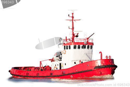 Image of Isolated Tug Boat