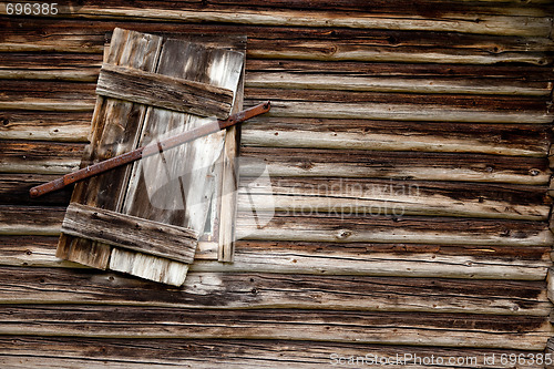 Image of Log Cabin Background